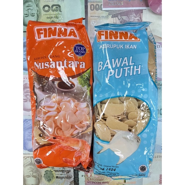 FINNA蝦餅魚餅（未炸）生蝦餅/FINNA kerupuk udang kerupuk ikan/超好吃蝦餅
