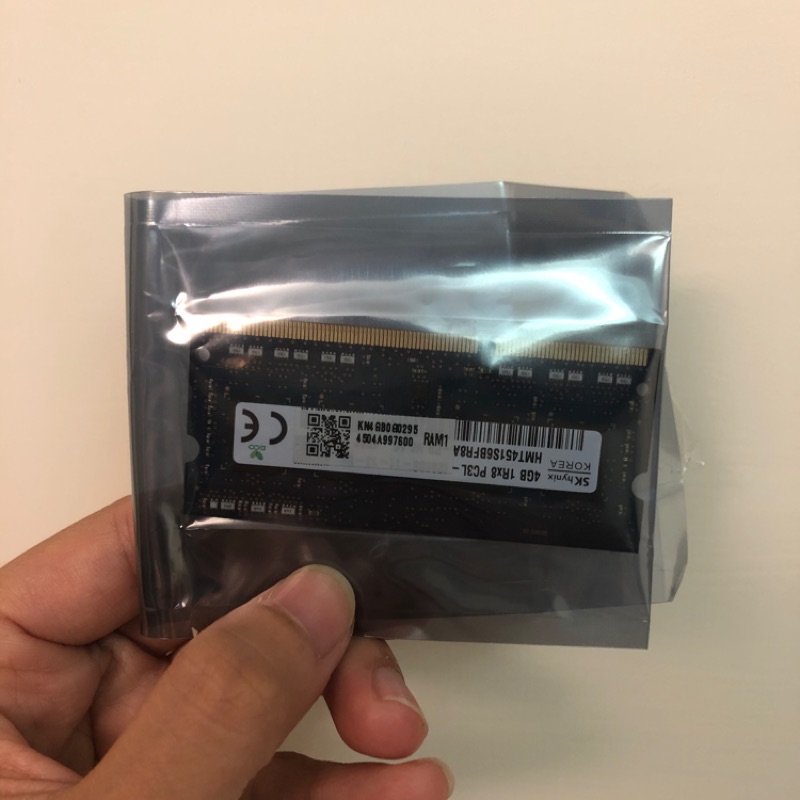 筆電拆機 海力士 4GB DDR3L-12800