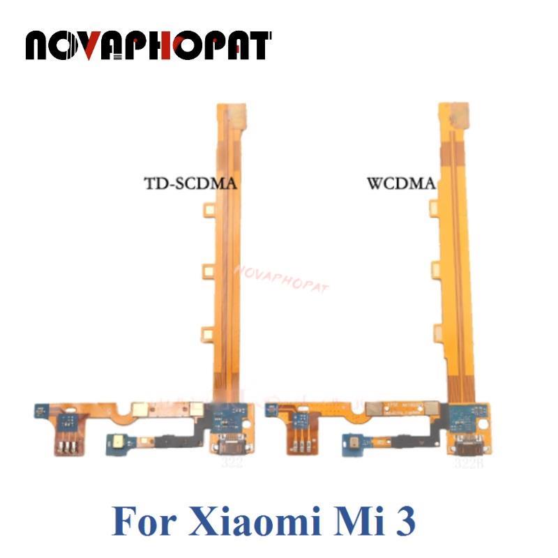 XIAOMI MI Novaphopat USB 充電底座充電端口插孔插頭麥克風麥克風排線絲帶板適用於小米 Mi 3 M