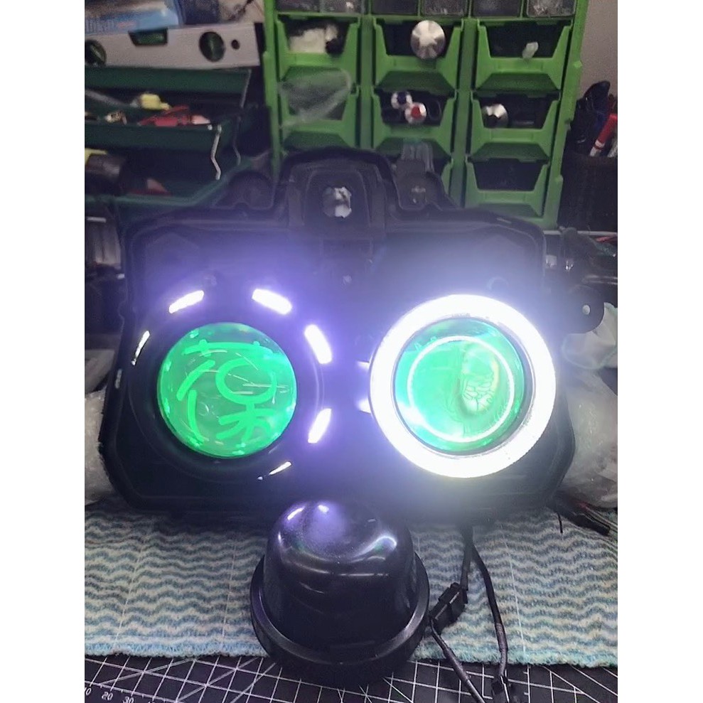 BWSR LED魚眼大燈總成 非HID LED一體式魚眼模組