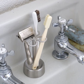現貨 日本 DULTON 不鏽鋼 幸運草造型 牙刷架｜牙刷置物架 牙刷座 牙刷收納 牙刷架收納 浴室 富士通販