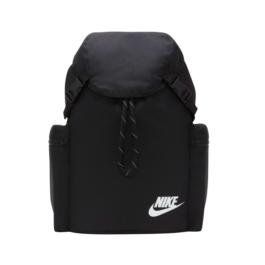 Nike 包包 Heritage 男女款 黑 後背包 雙肩包 大容量 翻蓋 【ACS】 DV3049-010