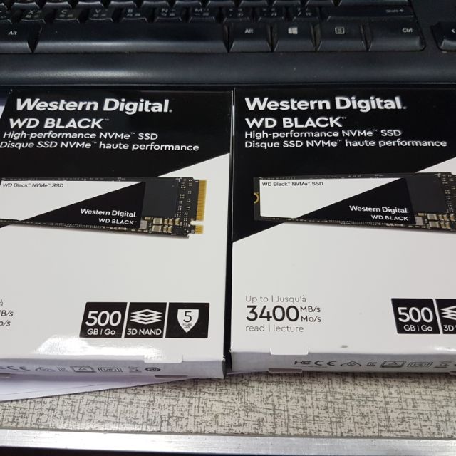 WD 500G NVMe M.2 PCIE SSD 黑標 固態硬碟 500GB