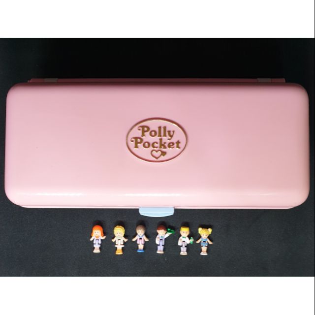 Polly Pocket 飯店游泳池寶盒 100%完整 芭莉口袋娃娃 口袋芭比