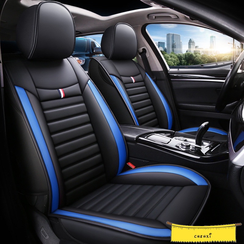 全覆蓋通用型汽車座椅套 PU 皮革前座 + 後座專為 Lancer Avensis Mgmg3 Rav4 製造