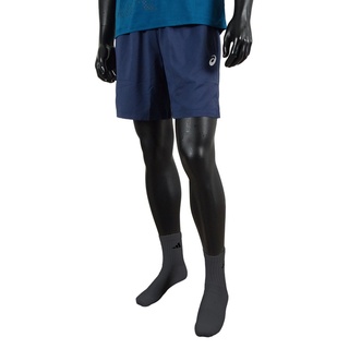 Asics Shorts 男 短褲 網球 運動 休閒 輕量 透氣 無內裡 雙側口袋 深藍 [2041A150-400]