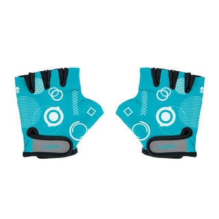 法國GLOBBER哥輪步EVO 兒童手套XS-(4895224404958幾何藍綠) 432元