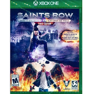 XBOX ONE 黑街聖徒 4 再次當選+逃出地獄 第一版 英文美版 Saints Row IV【一起玩】(現貨全新)