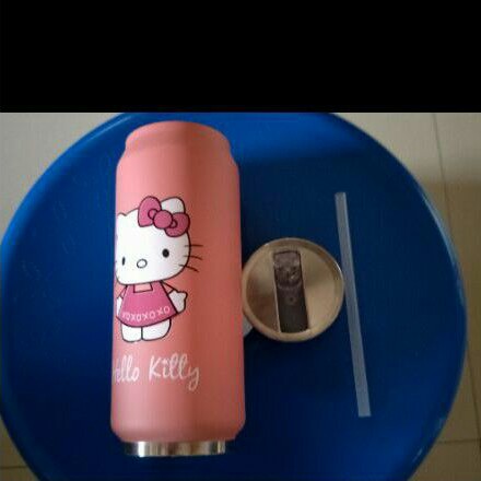 粉彩可愛凱蒂貓保温瓶