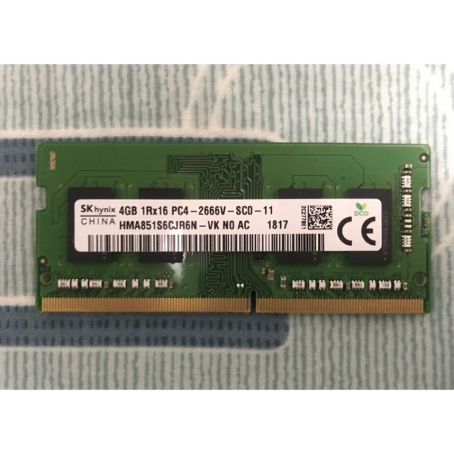 筆電 SK hynix 海力士 DDR4 2666 4G DDR4 4GB RAM 記憶體 NB 筆記型 ddr4