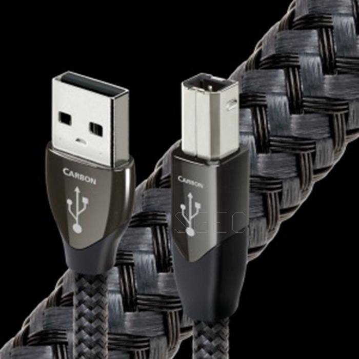 AudioQuest 美國 Carbon 碳 USB線 0.75米 含銀5% A-B 耳機 擴大機 印表機
