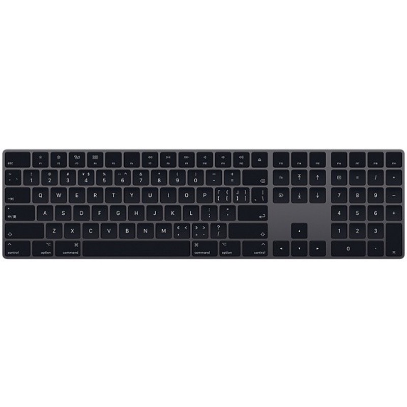 Apple Magic Keyboard 含數字鍵盤 藍牙無線 繁體中文版 MRMH2TA - 太空灰色