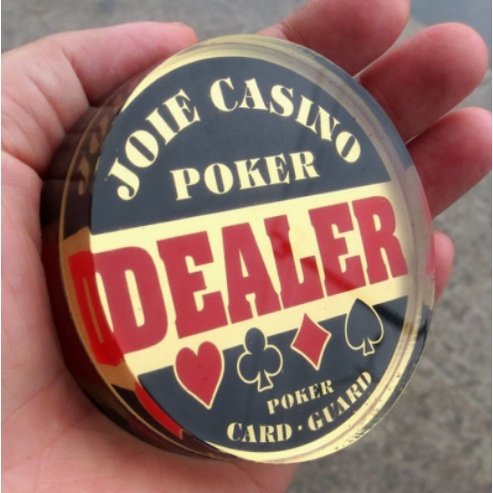 Dealer 莊碼(CASINO) 壓牌器 button 鈕扣 德州撲克 使用