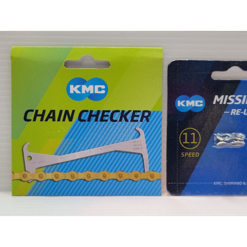 KMC 鏈條測量器(卡規)一支 + KMC 11速快扣一組