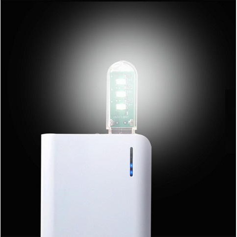 行動電源 USB LED手電筒 露營燈 三顆LED燈 小燈 颱風地震必備 1.5W  緊急照明燈