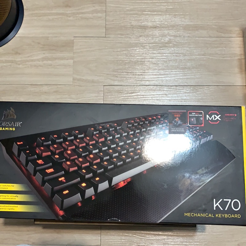 CORSAIR Gaming K70機械電競鍵盤-銀軸中文