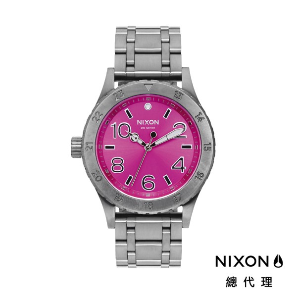 NIXON 38-20 高傲霸氣 紫粉 手錶 男錶 女錶 腕錶 女生手錶 A410-2096