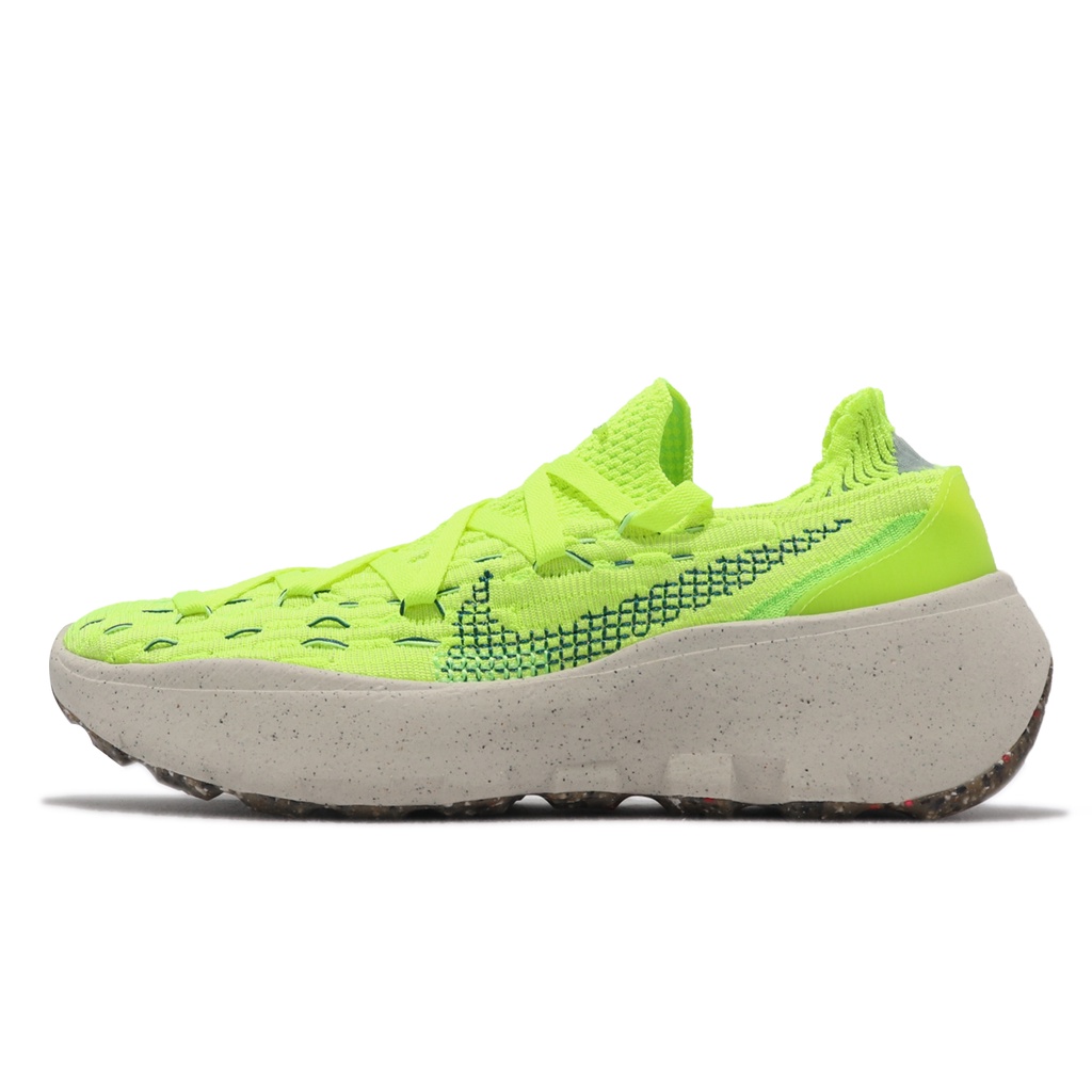 Nike 休閒鞋 Space Hippie 04 螢光綠 男鞋 襪套式 環保材質 【ACS】 DQ2897-700