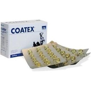 英國 Vet Plus Coatex Capsules 膚寶[軟膠囊]60粒【貓狗適用】