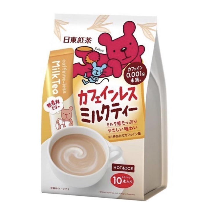 日東紅茶 低咖啡因奶茶 140g