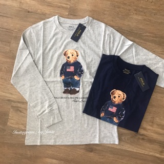 【預購】美國代購 Polo Ralph Lauren 限量款 青少年 大童 泰迪熊 長袖 T恤 上衣