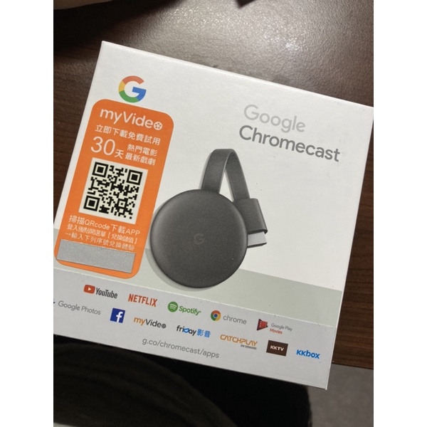 google chromecast 第三代（黑色）