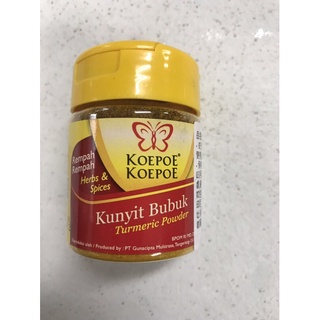 KoepoE KoepoE kunyit bubuk turmeric powder 蝴蝶牌薑黃粉 25g