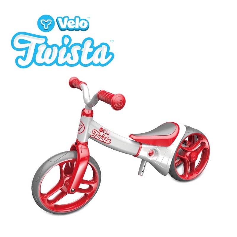 [正品轉售] Yvolution Velo Twista 兒童平衡滑步車櫻桃紅色 (二手)