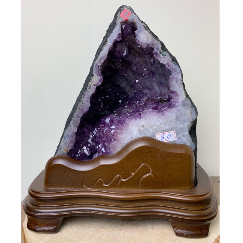麥克珍水晶 金型巴西紫晶洞 8公斤 洞深10cm