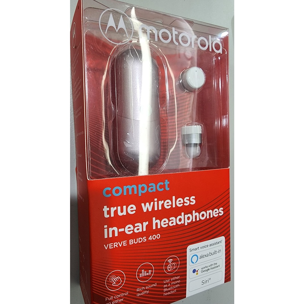 Motorola 真無線藍牙耳機 VERVEBUDS400 玫瑰金 全新未拆