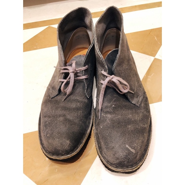 Clarks Originals Desert Boot 灰色麂皮 男板 沙漠靴 經典靴