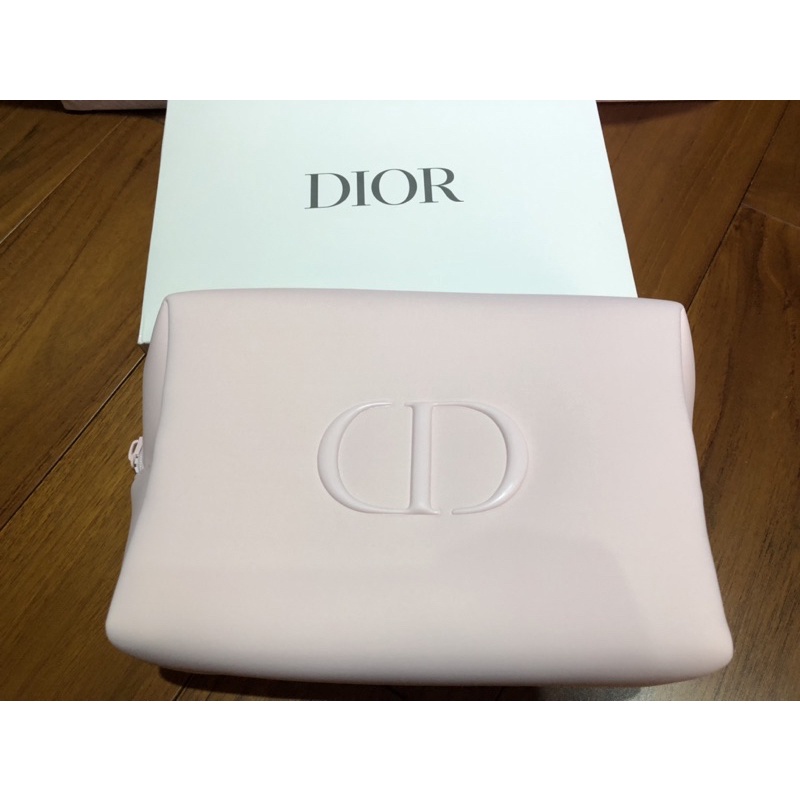 ［丸子］2019年版 粉色 迪奧 Dior CD logo 美妍包 化妝包