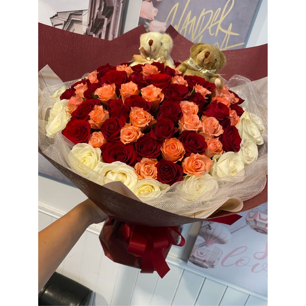 99朵玫瑰花束的價格推薦第10 頁 21年10月 比價比個夠biggo