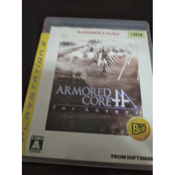 ps3遊戲光碟 armored core aa best