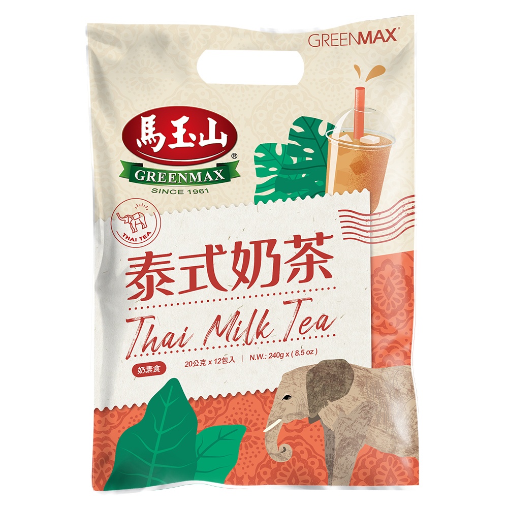 馬玉山 泰式奶茶 20g x 12包【家樂福】