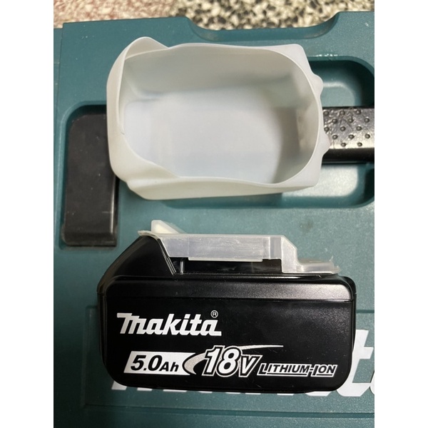 牧田全新 原廠makita bl1850b 5ah 5.0 帶電顯電池 送保護套一個