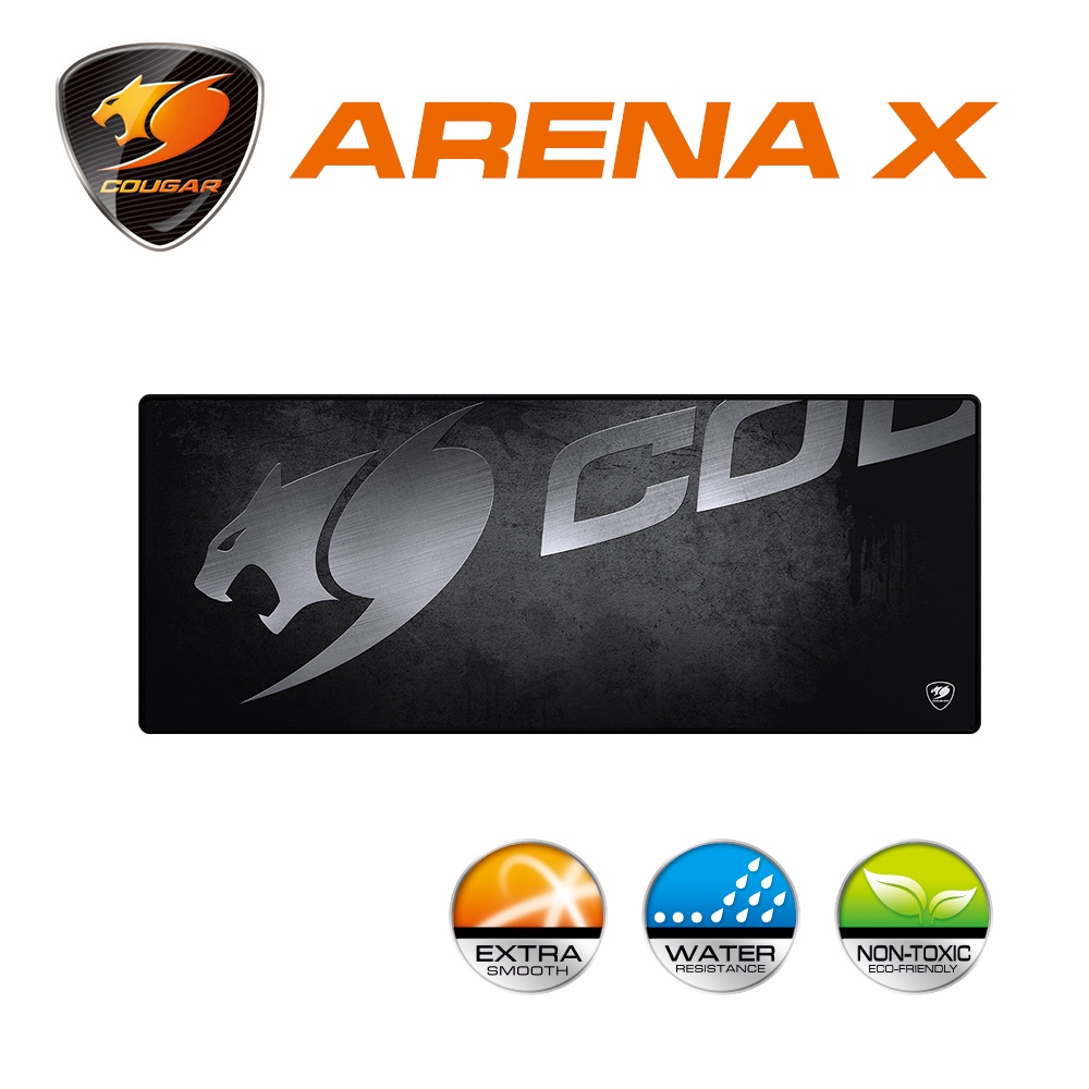 【COUGAR 美洲獅】ARENA X 超大型電競滑鼠墊 遊戲鼠墊 防水