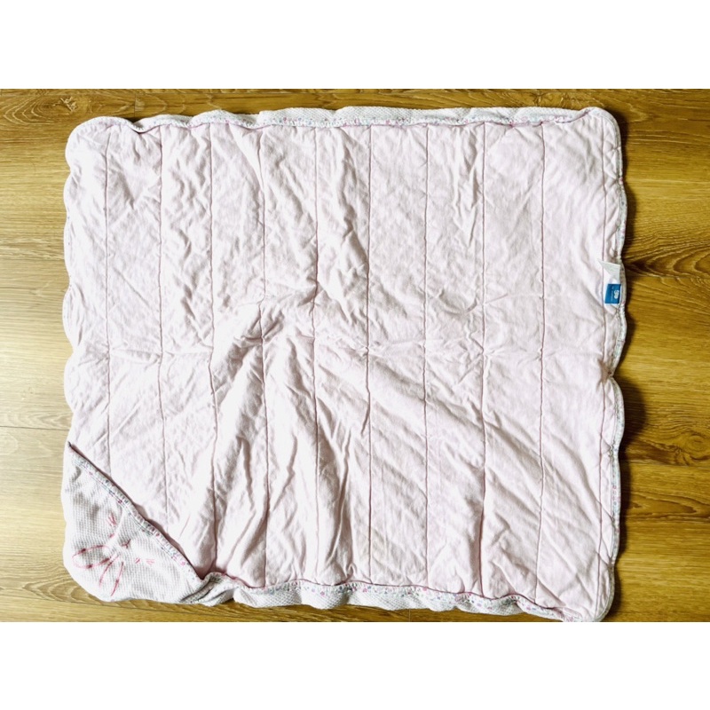 麗嬰房 包巾 台灣製 台製 小兔 二手 嬰兒包巾 小被子 小棉被 小毯