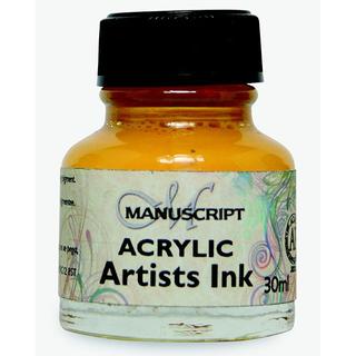 小資媽媽 英國 manuscript 30ml 亮黃色 Brillant Yellow 沾水筆 墨水 MDP044