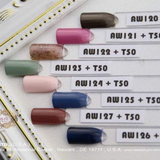美國Nailsart光療彩繪凝膠 Gel polish AW120-AW164秋冬系列色 日本美甲雜誌推薦 大人氣品牌