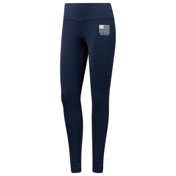 REEBOK 束褲 緊身褲 CROSSFIT® USA TIGHTS 藍紫 棉 女 (布魯克林) DT9452