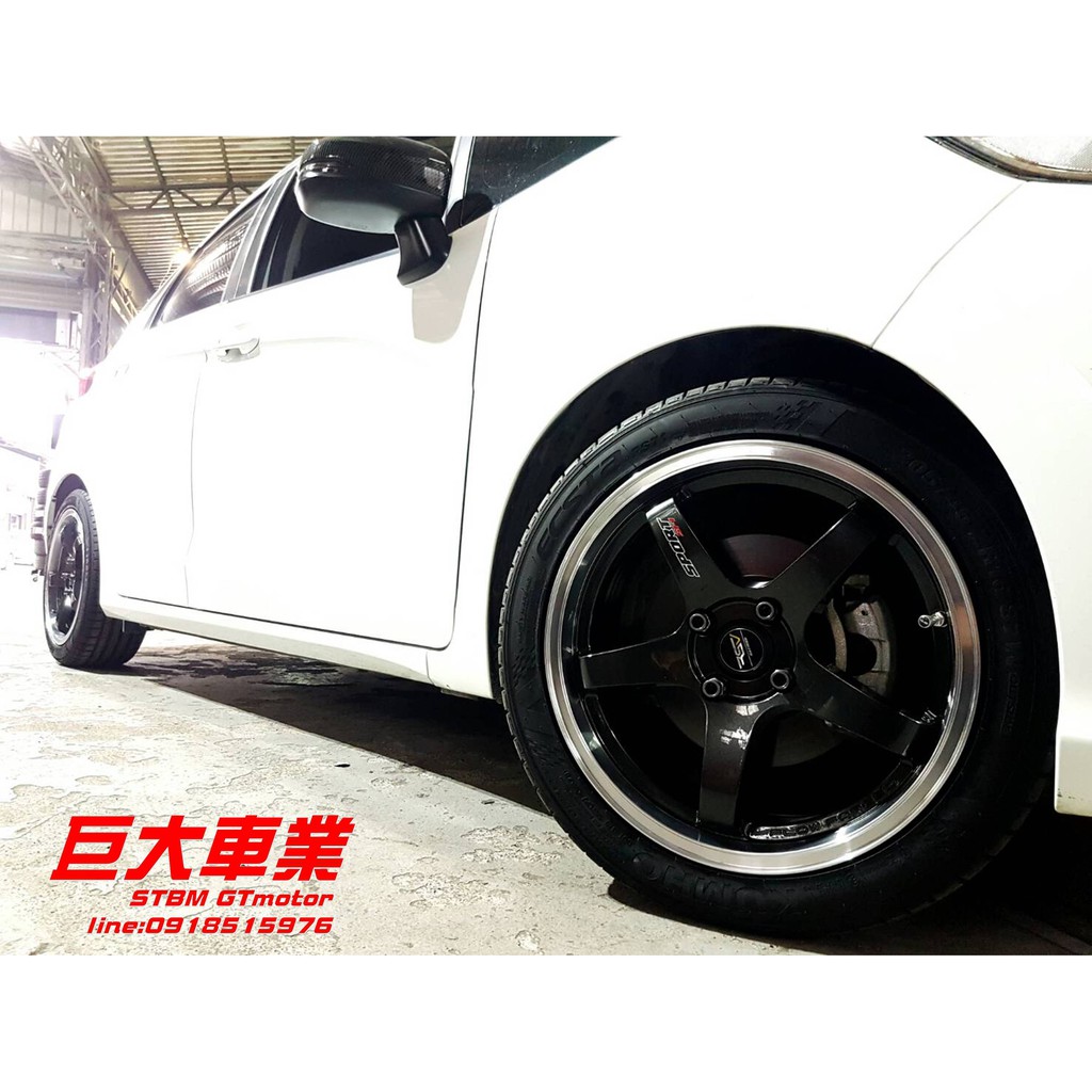 巨大車材rsv Sf1 璇壓輕量黑色閃銀車邊16x7j 4 100 Et35 6 9kg 完工價 蝦皮購物