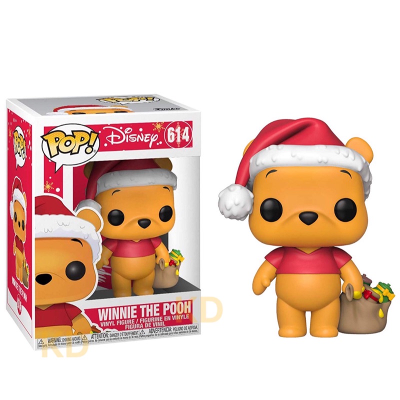 🌟FUNKO POP 公仔 #614 迪士尼 聖誕節系列-小熊維尼WINNIE THE POOH DISNEY聯名玩具