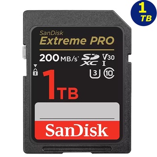 SanDisk 1TB 1T SDXC 200MB/s Extreme Pro SD 4K V30 UHS 儲存裝置