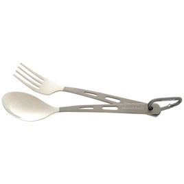日本montbell 鈦合金湯匙叉子組 Titanium Spoon &amp; Fork Set