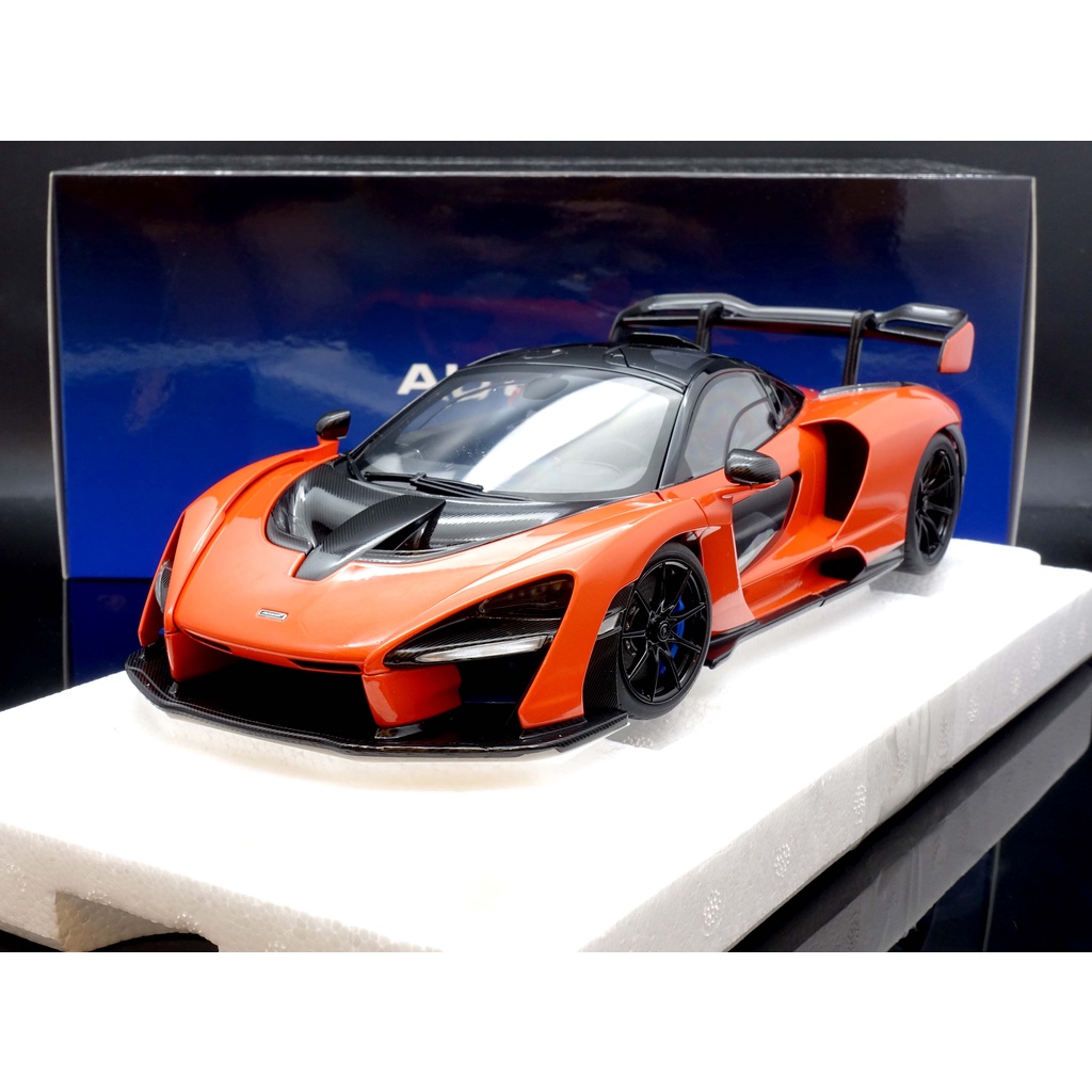 Autoart 1/18 McLAREN SENNA orange MASH