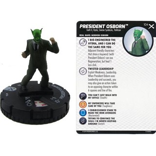 President Osborn #104 Earth X Starter Set Marvel Heroclix
