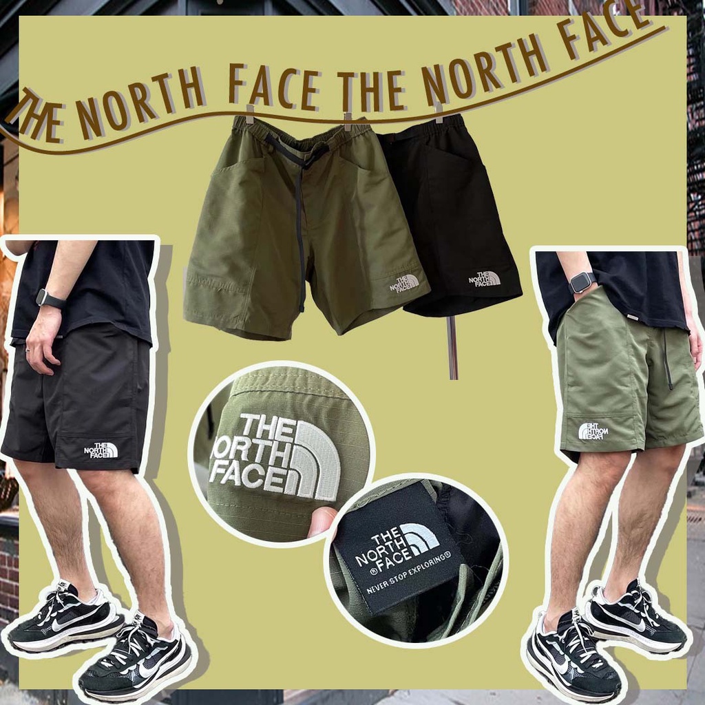 【黑色XL現貨】THE NORTH FACE 北臉 戶外 休閒 機能 工裝 腰帶 尼龍 防潑水 短褲