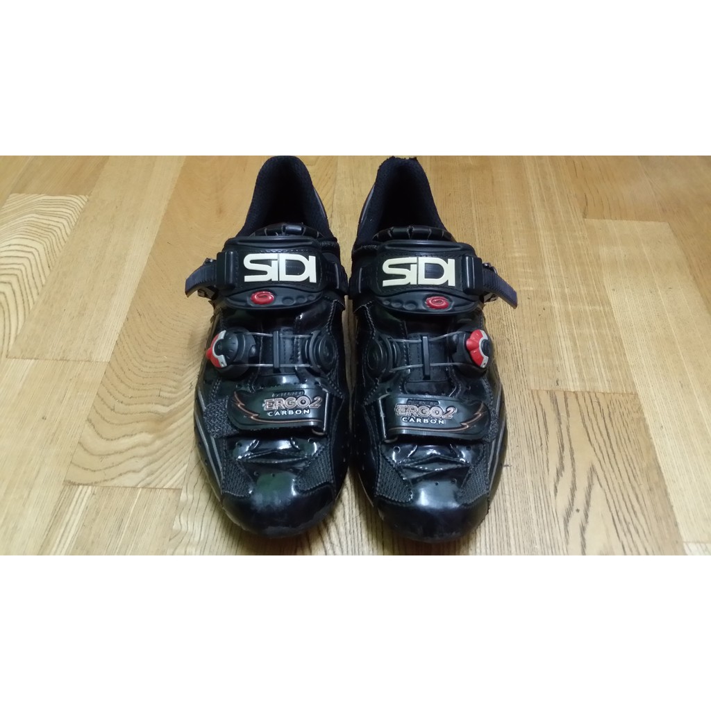 Sidi Ergo 2 Carbon 一級卡鞋+ 新的鞋後跟一組+SHIMANO PD-5800 碳纖維卡踏+扣片