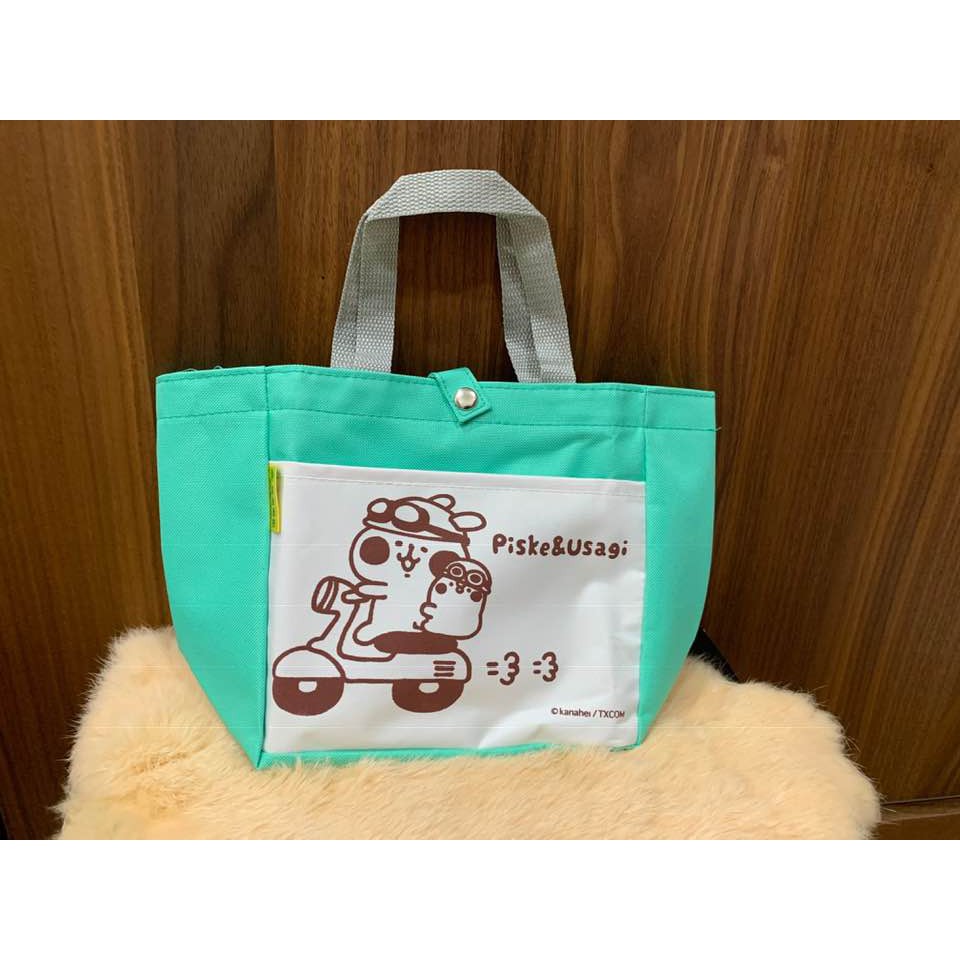 國泰產險 贈品  2017年卡娜赫拉的小動物 帆型袋 手提袋 便當袋